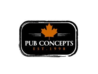 Pub Concepts logo design by Erasedink