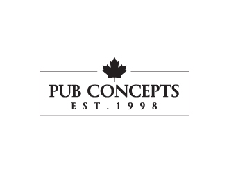 Pub Concepts logo design by Erasedink