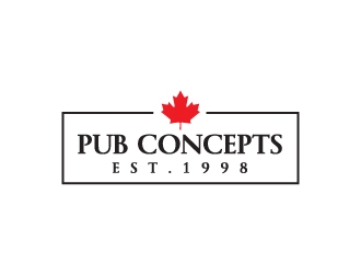 Pub Concepts logo design by Erasedink