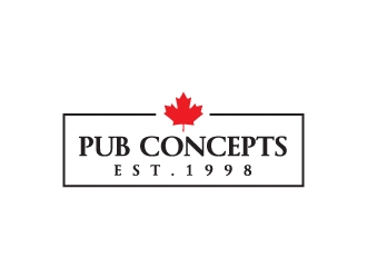 Pub Concepts logo design by Erasedink