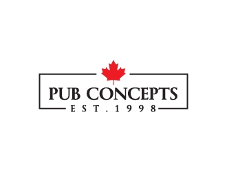 Pub Concepts logo design by Erasedink