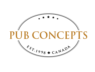 Pub Concepts logo design by BeDesign