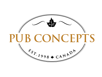 Pub Concepts logo design by BeDesign