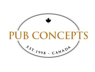 Pub Concepts logo design by BeDesign