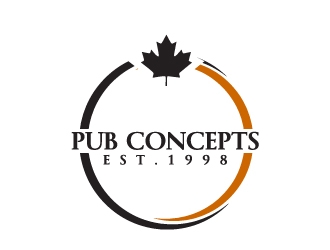 Pub Concepts logo design by Erasedink