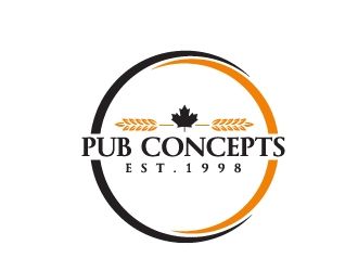 Pub Concepts logo design by Erasedink
