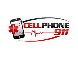 cell phone md logo design by Panara