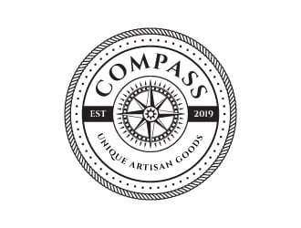 COMPASS logo design by mawanmalvin