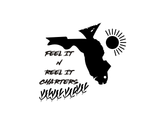 Feel It N Reel It Charters logo design by sodimejo