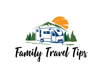 Family Travel Tips logo design by ROSHTEIN