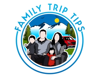 Family Travel Tips logo design by DreamLogoDesign