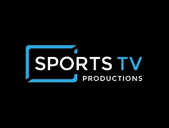 Sports TV Productions logo design by tukangngaret