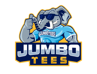 Jumbo Tees logo design by jm77788