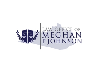 Meghan P. Johnson Law, PLLC logo design by Lovoos