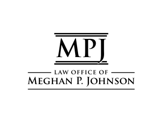 Meghan P. Johnson Law, PLLC logo design by Barkah