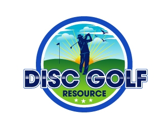 Disc Golf Resource logo design by 35mm