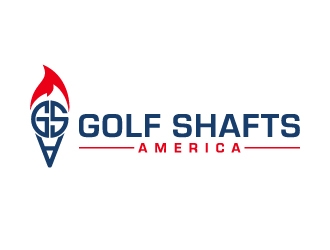 Golf Shafts America logo design by BrainStorming