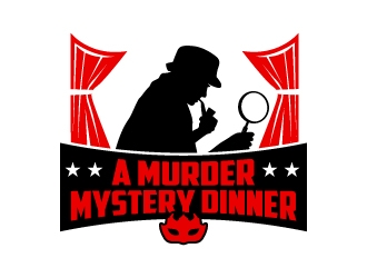 A Murder Mystery Dinner logo design by uttam
