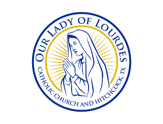 Our Lady of Lourdes Catholic Church logo design by haze
