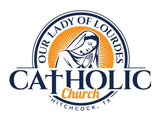 Our Lady of Lourdes Catholic Church logo design by DreamLogoDesign