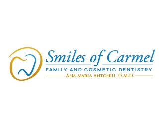 Smiles of Carmel logo design by Andrei P