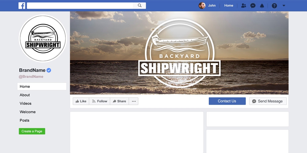 Backyard Shipwrights  logo design by fritsB