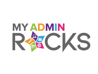 My Admin Rocks  logo design by jaize