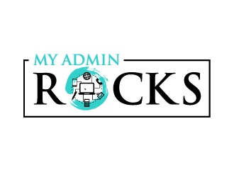 My Admin Rocks  logo design by torresace
