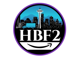 HBF2/Amazon logo design by DreamLogoDesign