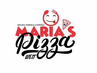 marias pizza west logo design by cgage20