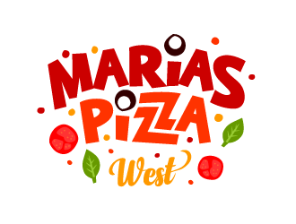 marias pizza west logo design by SOLARFLARE