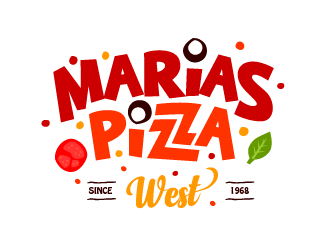 marias pizza west logo design by SOLARFLARE