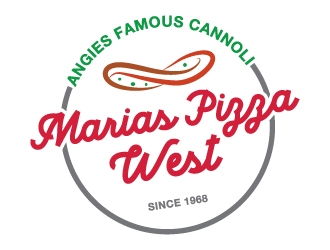 marias pizza west logo design by Boomstudioz