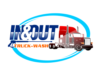 In & Out Truck-Wash  logo design by beejo