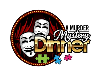 A Murder Mystery Dinner logo design by DreamLogoDesign
