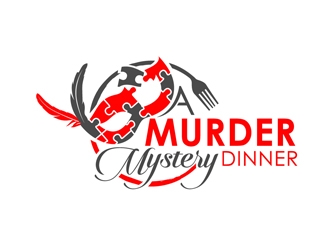 A Murder Mystery Dinner logo design by DreamLogoDesign