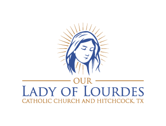 Our Lady of Lourdes Catholic Church logo design by boybud40