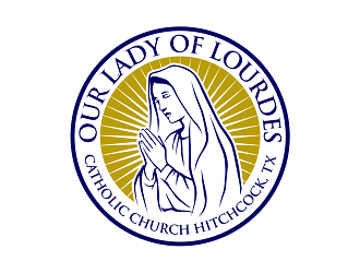 Our Lady of Lourdes Catholic Church logo design by haze