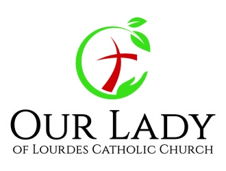 Our Lady of Lourdes Catholic Church logo design by jetzu