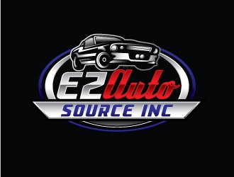 EZ Auto Source Inc logo design by REDCROW