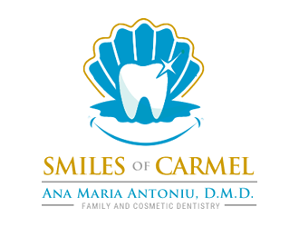 Smiles of Carmel logo design by Coolwanz