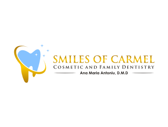 Smiles of Carmel logo design by Zeratu