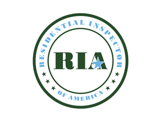Residential Inspector of America logo design by johana