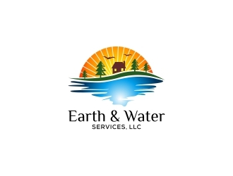 Earth & Water Services, LLC logo design by N3V4