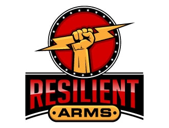 Resilient Arms logo design by Suvendu