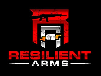 Resilient Arms logo design by Suvendu