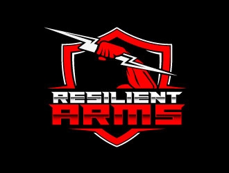 Resilient Arms logo design by daywalker