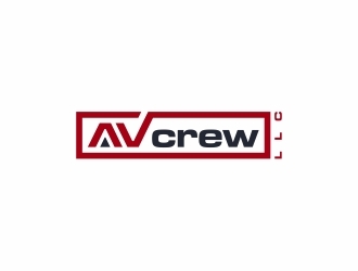 AVcrew LLC logo design by ammad