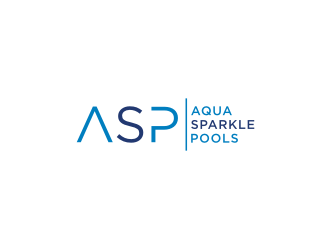 Aqua Sparkle Pools logo design by bricton