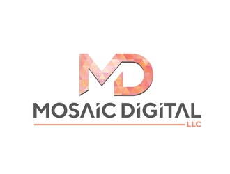 Mosaic Digital LLC logo design by Roma